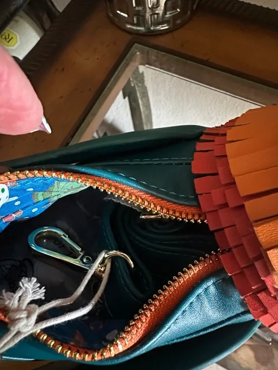 Loungefly Teal Multicolor Disney Moana HEI HEI Bird Crossbody Bag NWT - Picture 10 of 10